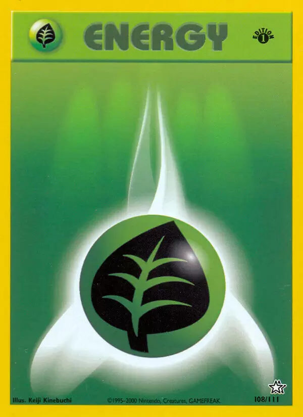 Neo Genesis - Grass Energy 1st Edition