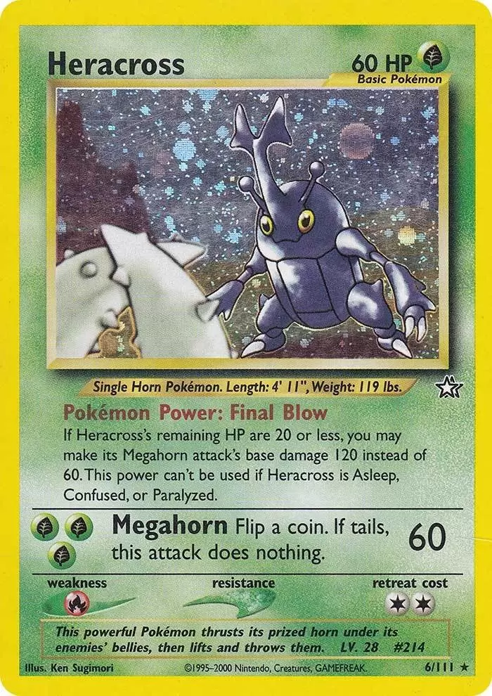 Neo Genesis - Heracross Holo