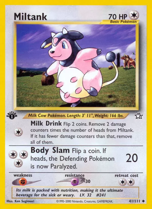 Neo Genesis - Miltank 1st Edition