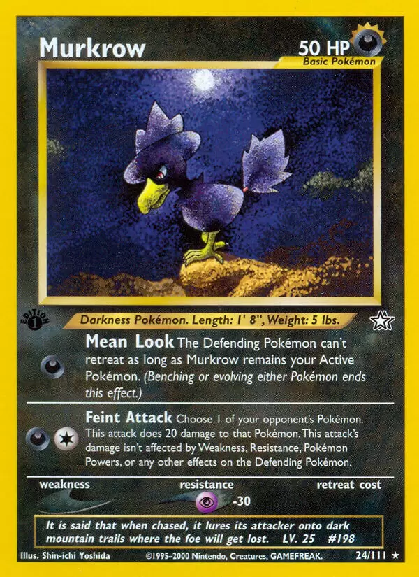 Neo Genesis - Murkrow 1st Edition