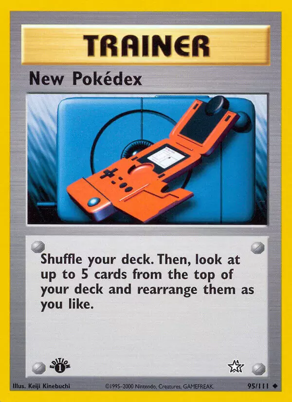 Neo Genesis - New Pokédex 1st Edition