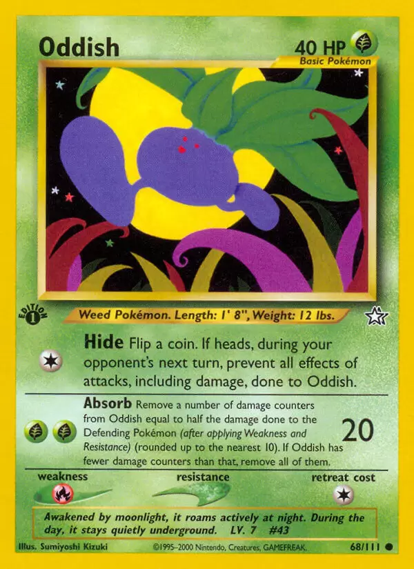 Neo Genesis - Oddish 1st Edition