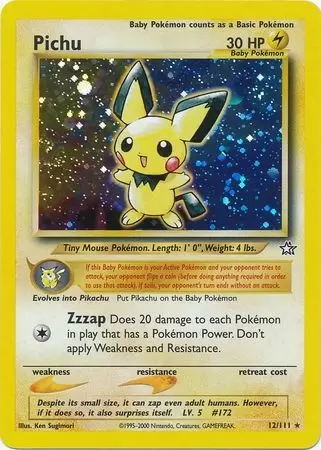 Neo Genesis - Pichu Holo