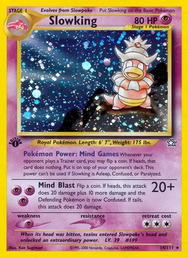 Neo Genesis - Slowking 1st Edition Holo