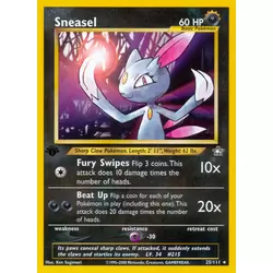 Sneasel 1st Edition