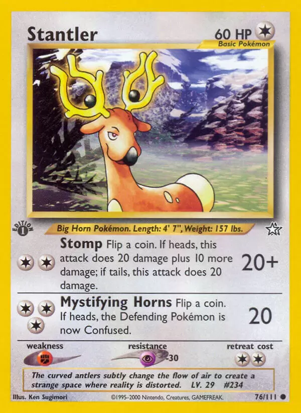 Neo Genesis - Stantler 1st Edition