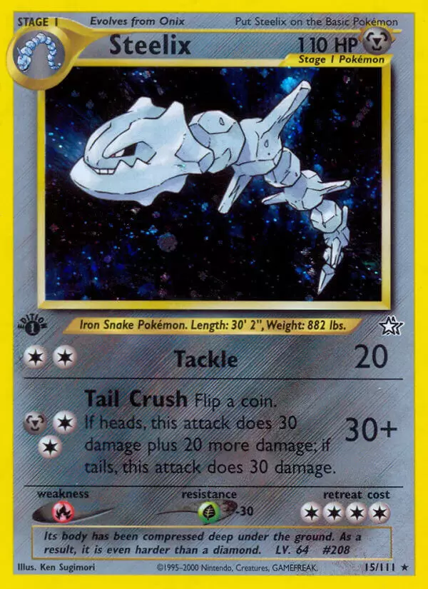 Neo Genesis - Steelix 1st Edition Holo