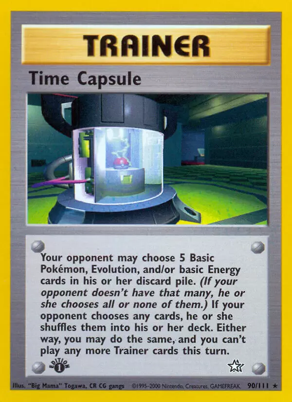 Neo Genesis - Time Capsule 1st Edition