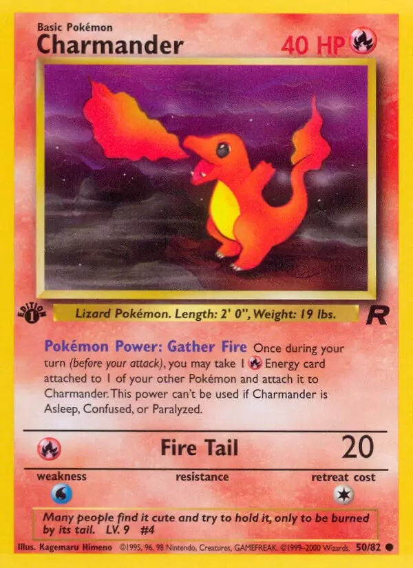 Team Rocket - Charmander 1st Edition