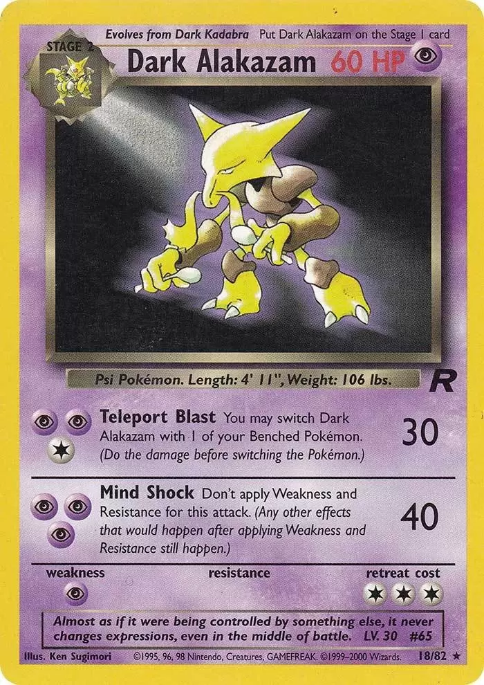 Team Rocket - Dark Alakazam