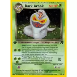 Dark Arbok 1st Edition Holo