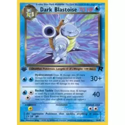 Dark Blastoise 1st Edition