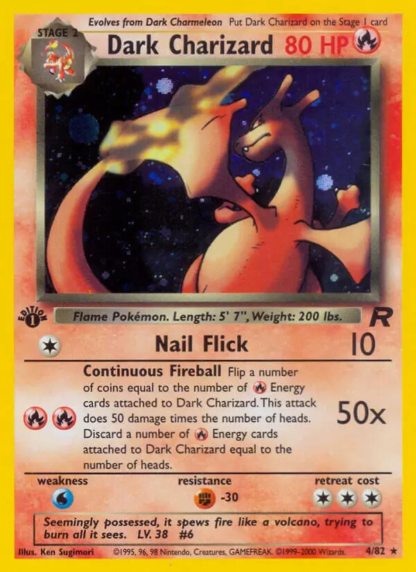 Team Rocket - Dark Charizard 1st Edition Holo