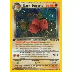 Dark Dugtrio 1st Edition Holo