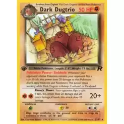 Dark Dugtrio 1st Edition