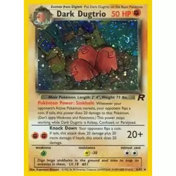 Dark Dugtrio Holo