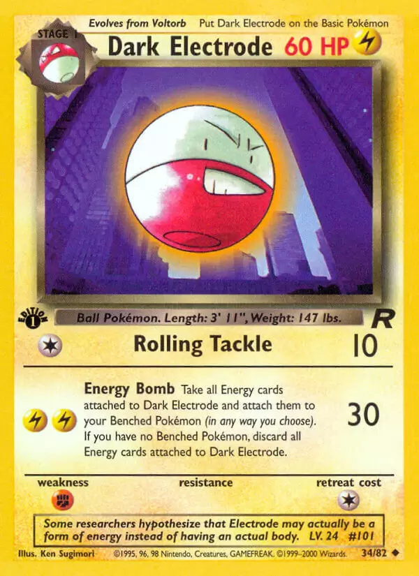 Team Rocket - Dark Electrode 1st Edition