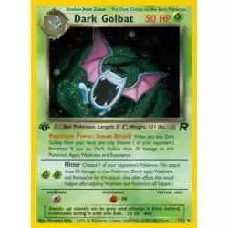 Dark Golbat 1st Edition Holo