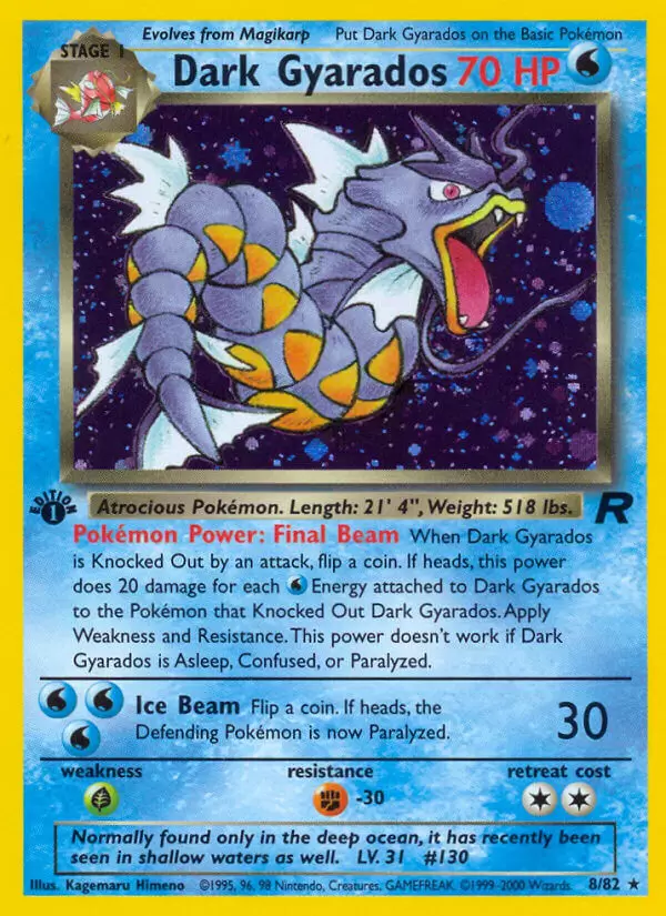 Team Rocket - Dark Gyarados 1st Edition Holo