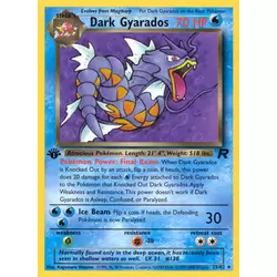 Dark Gyarados 1st Edition