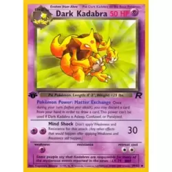 Dark Kadabra 1st Edition