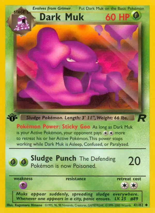 Team Rocket - Dark Muk 1st Edition