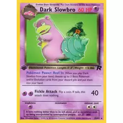 Dark Slowbro 1st Edition
