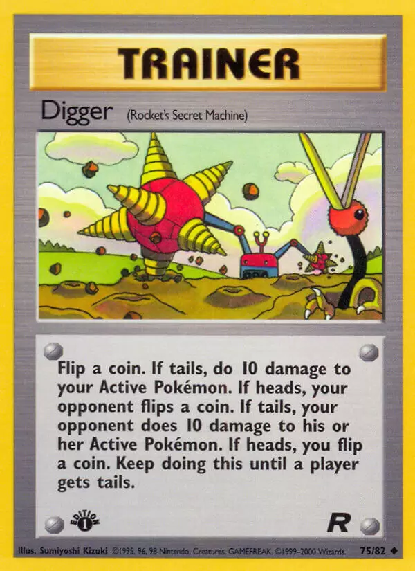 Team Rocket - Digger 1st Edition