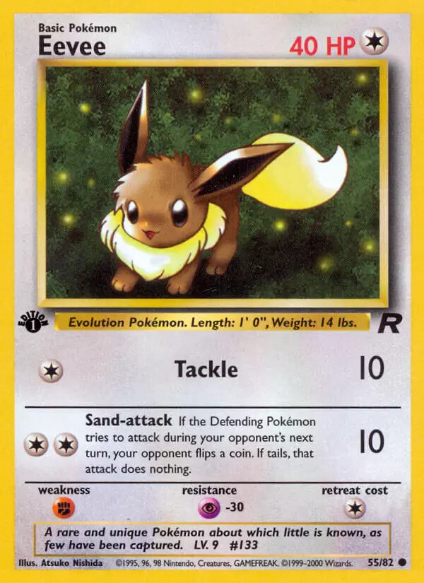 Team Rocket - Eevee 1st Edition