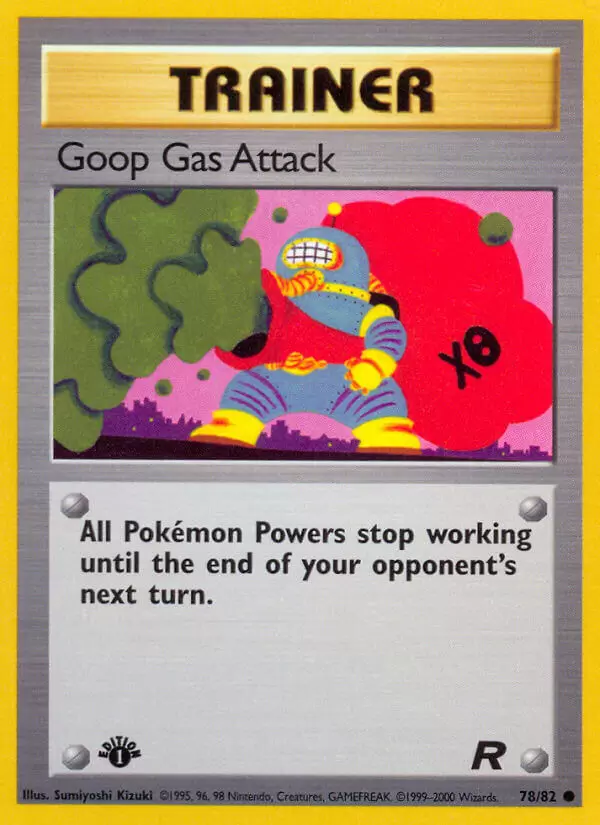 Team Rocket - Goop Gas Attck 1st Edition