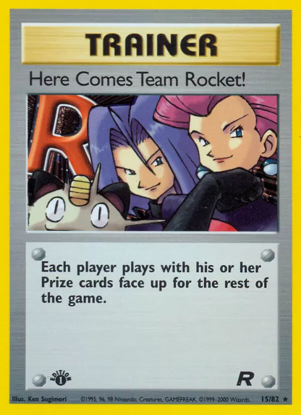 Team Rocket - Here Comes Team Rocket ! 1st Edition Holo