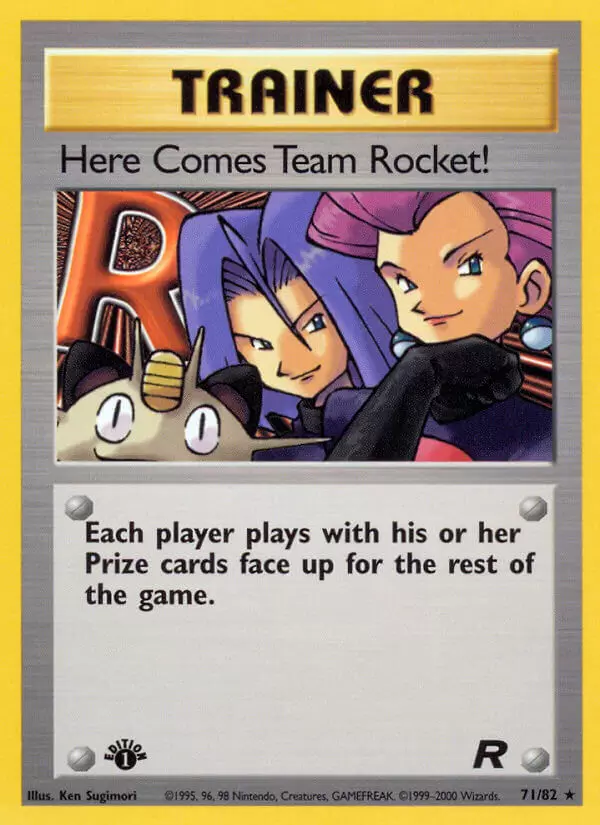 Team Rocket - Here Comes Team Rocket ! 1st Edition