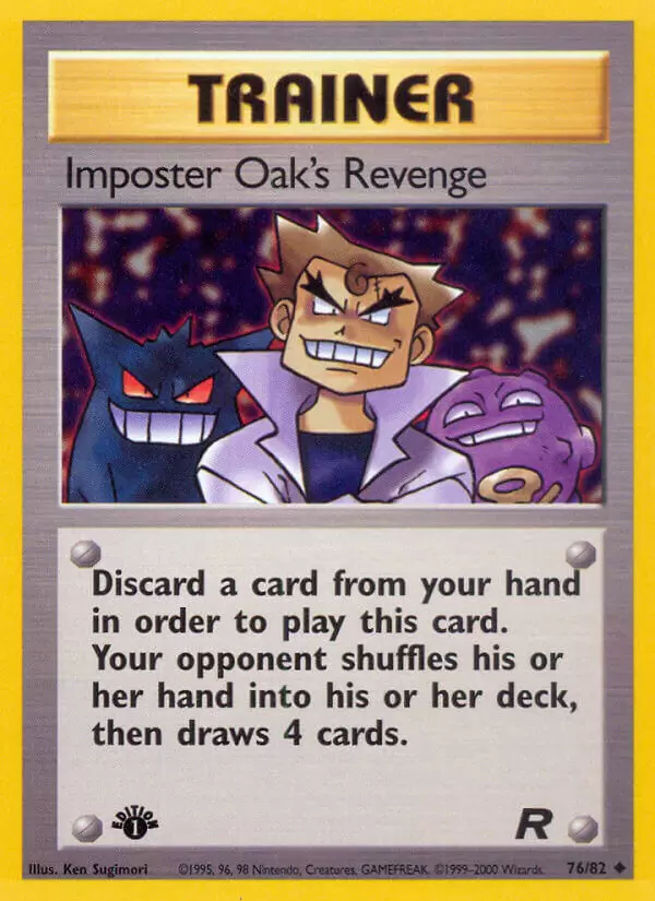 Team Rocket - Imposter Oak\'s Revenge 1st Edition