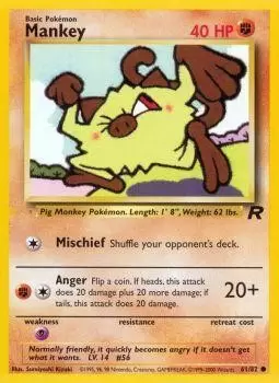 Team Rocket - Mankey