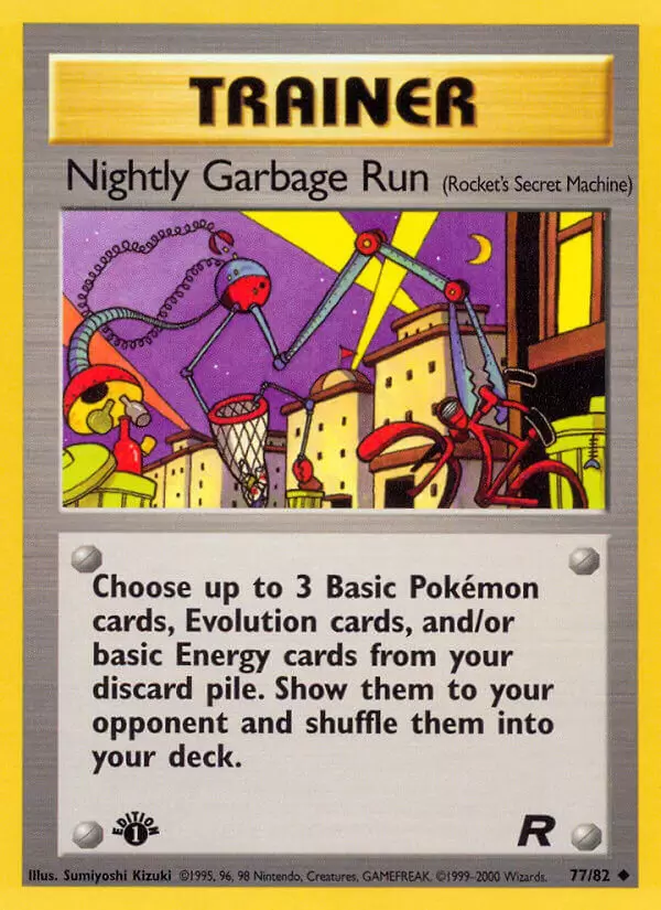 Team Rocket - Nightly Garbage Run 1st Edition