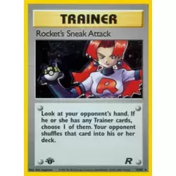 Rocket's Sneak Attack 1st Edition Holo