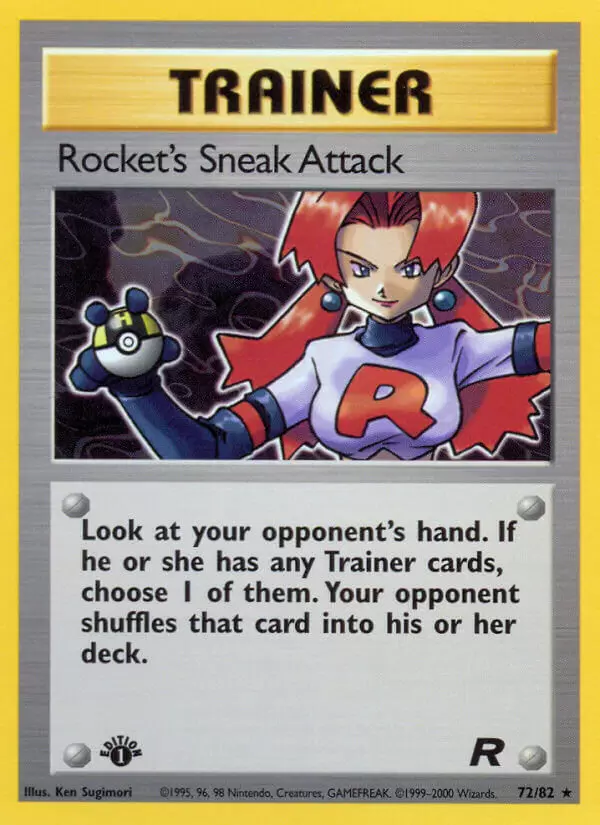 Team Rocket - Rocket\'s Sneak Attack 1st Edition