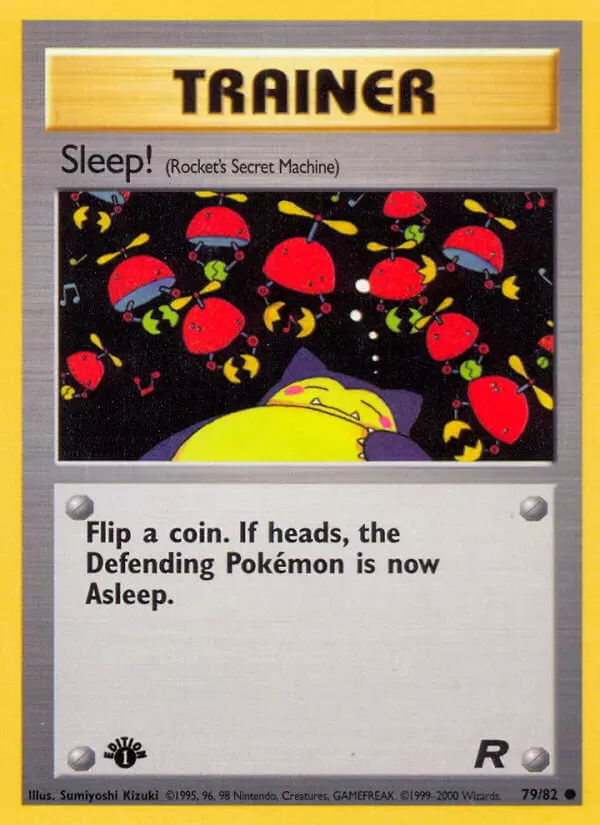 Team Rocket - Sleep ! 1st Edition