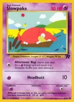 Team Rocket - Slowpoke