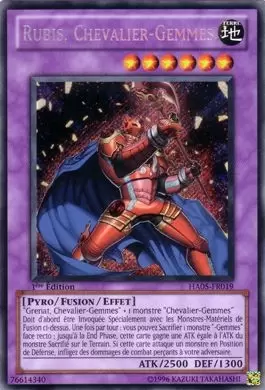 Arsenal Mystérieux 5 - Invasion Colonie de Chrome HA05 - Rubis, Chevalier-Gemmes