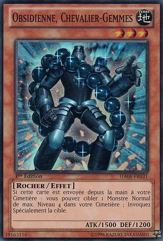 Arsenal Mystérieux 6 - Omega Xyz HA06 - Obsidienne, Chevalier-Gemmes