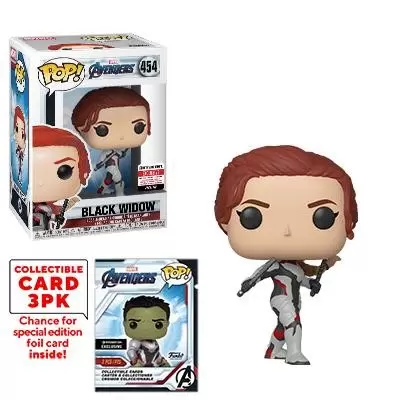 POP! MARVEL - Avengers Endgame - Black Widow with Collectible Card