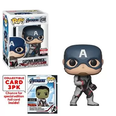 POP! MARVEL - Avengers Endgame - Captain America with Collectible Card