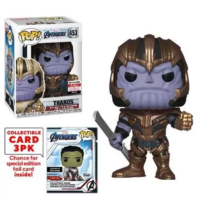 POP! MARVEL - Avengers Endgame - Thanos with Collectible Card