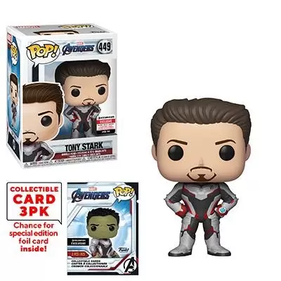 POP! MARVEL - Avengers Endgame - Tony Stark with Collectible Card