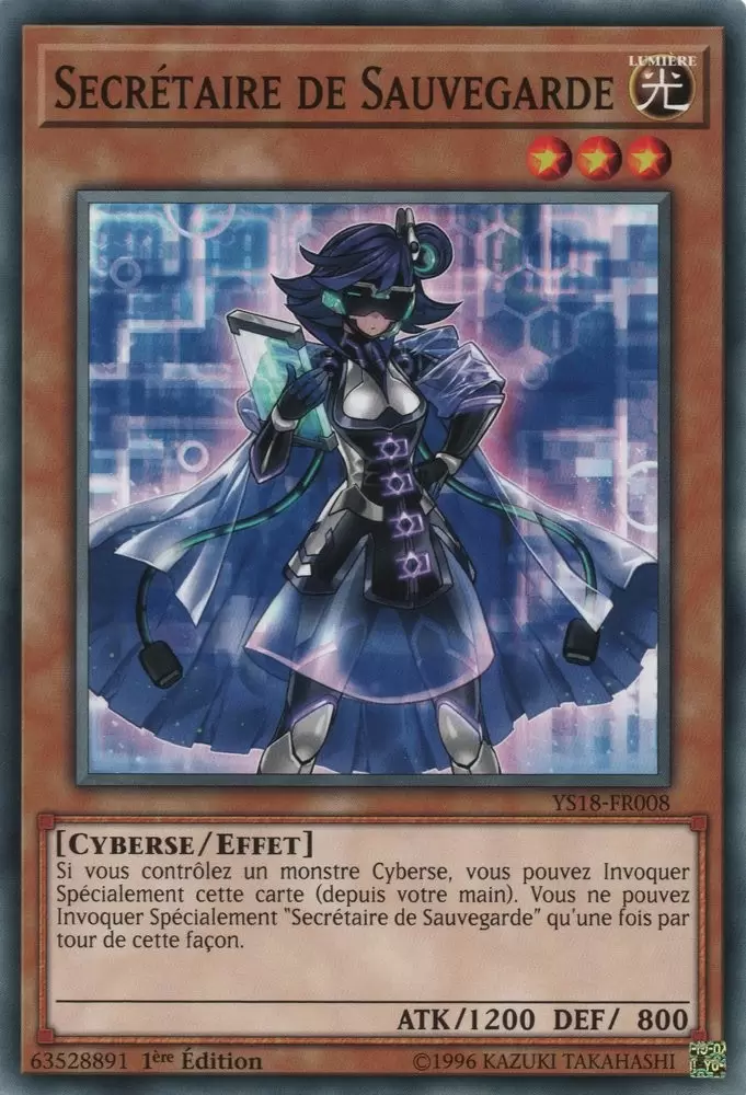 Briseur de Code YS18 - Secrétaire de Sauvegarde