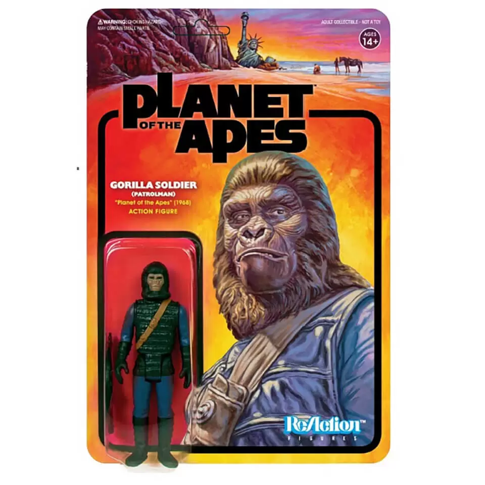 ReAction Figures - Planet of the Apes - Gorilla Soldier (PatrolMan)
