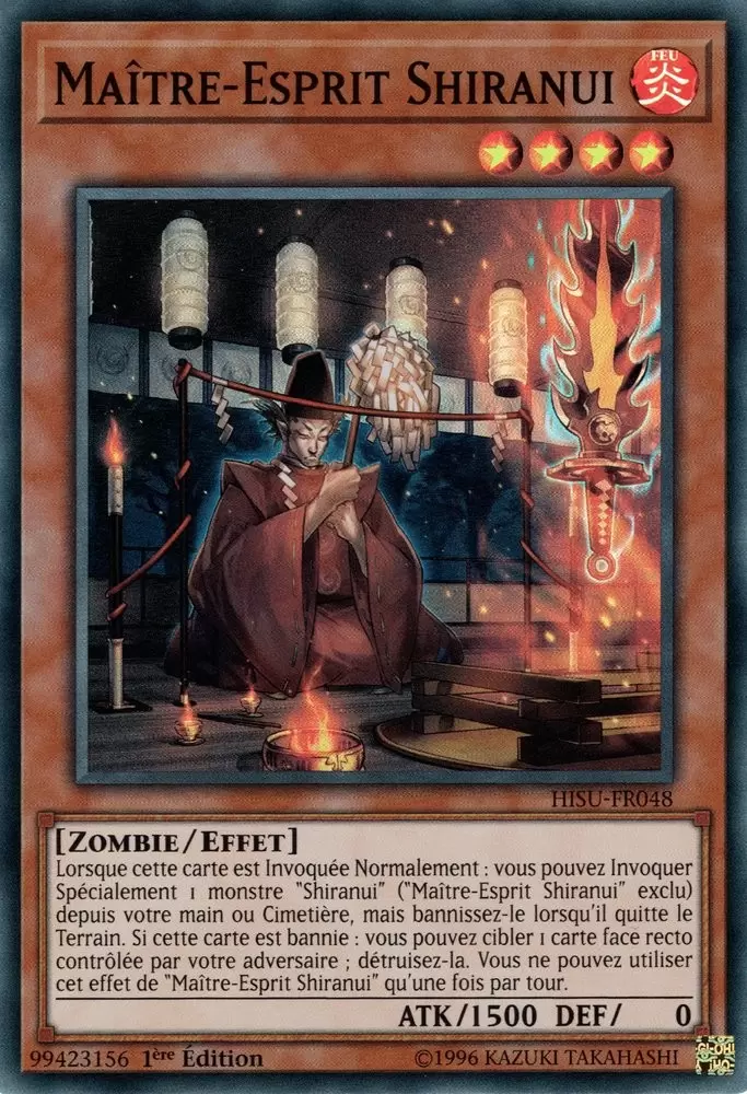 Les Invocateurs Cachés HISU - Maître-Esprit Shiranui