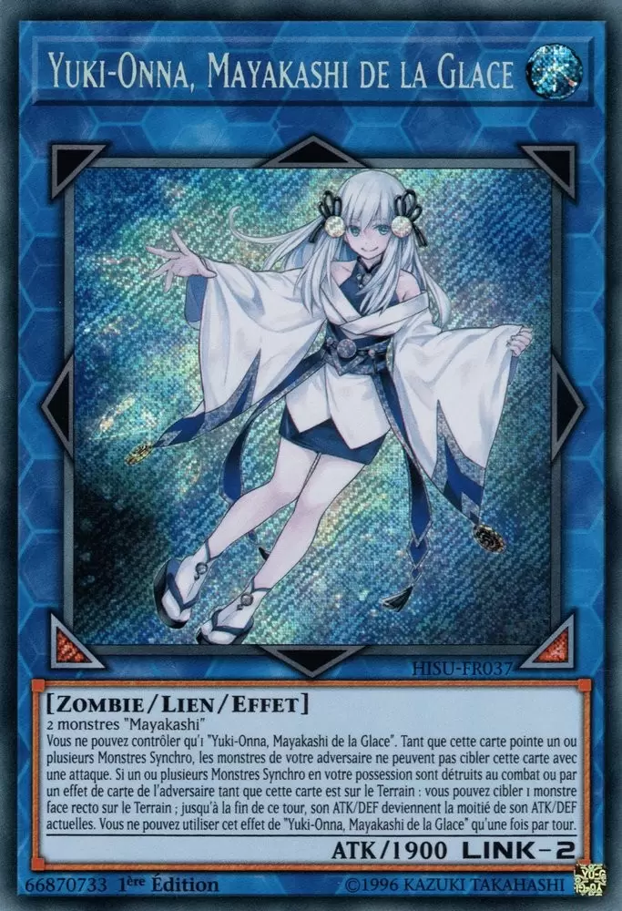 Les Invocateurs Cachés HISU - Yuki-Onna, Mayakashi de la Glace