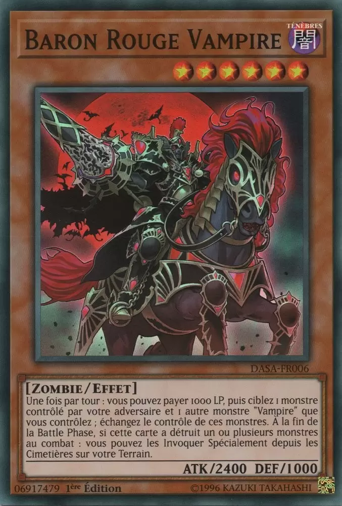 Les Sauveurs des Ténèbres DASA - Baron Rouge Vampire